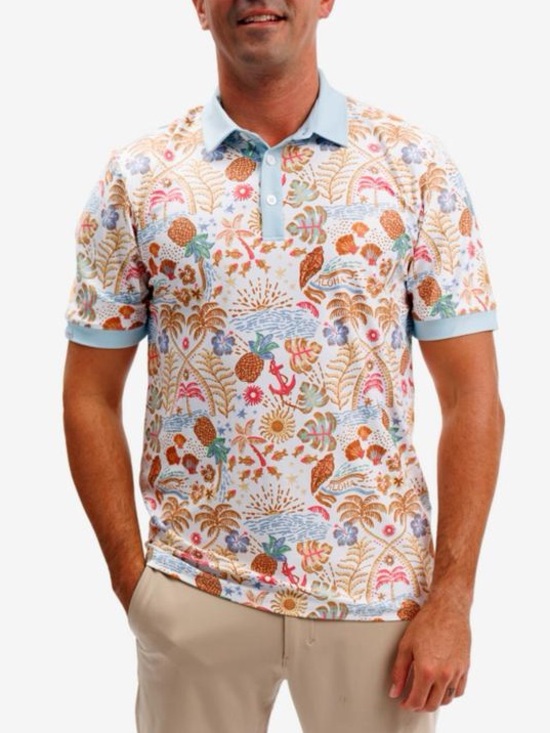 Smith & Quinn Other - Smith & Quinn Hawaiian Lover Golf Polo Shirt